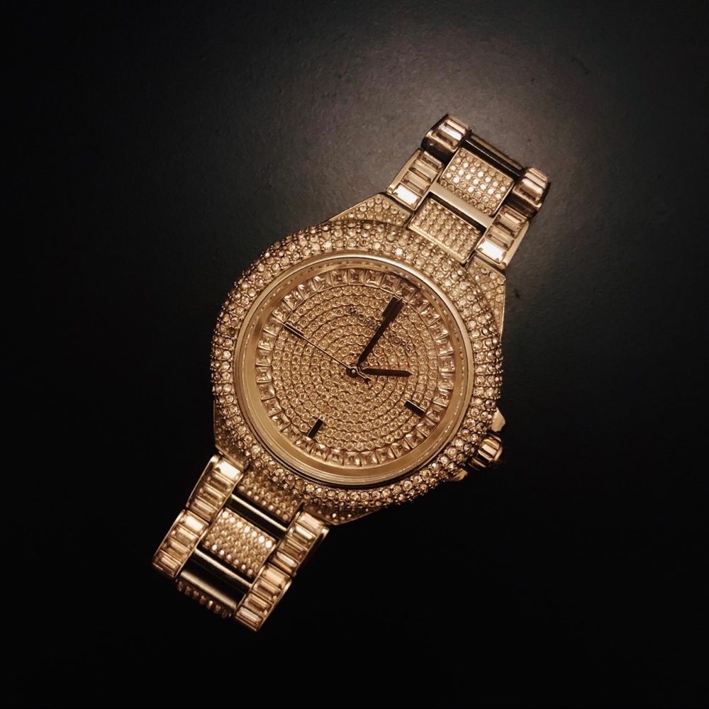 Michael Kors Crystal Watch Gold
